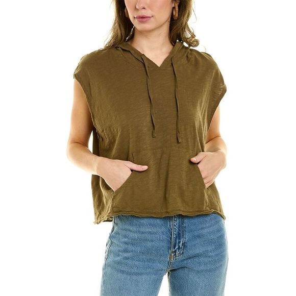 bobi Tops - bobi Cropped Hoodie
